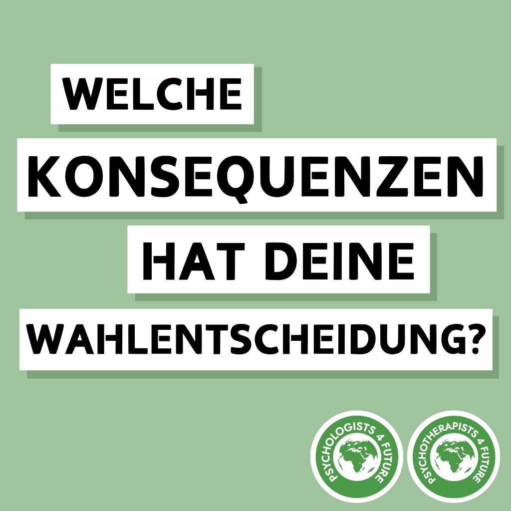 Welche Konsequenzen hat deine Wahlentscheidung?