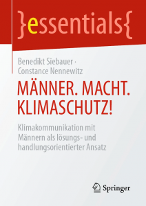 Buchcover Männer.Macht.Klimaschutz! Klimakommunikation mit Männern als lösungs- und handlungsorientierter Ansatz