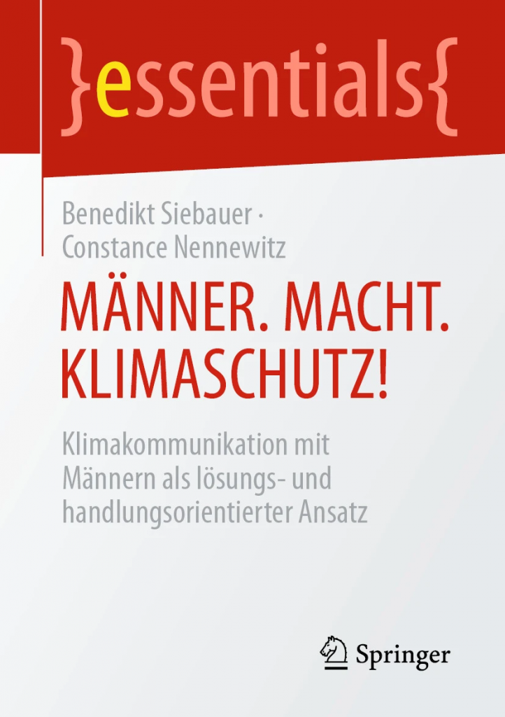 Buchcover Männer.Macht.Klimaschutz! Klimakommunikation mit Männern als lösungs- und handlungsorientierter Ansatz